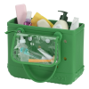 Additional Thumbnail Image 2 - a green plastic bag with a clear handle