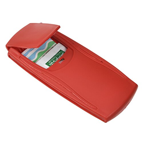 Additional Image 1 - a red phone case with a red cover