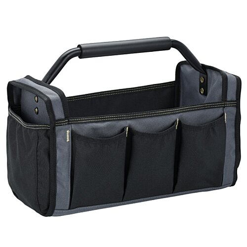 Additional Image 1 - a black tool bag with a handle