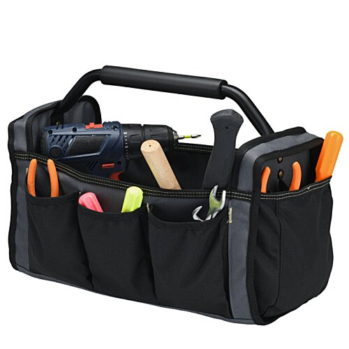 Additional Image 2 - a black tool bag with tools in it