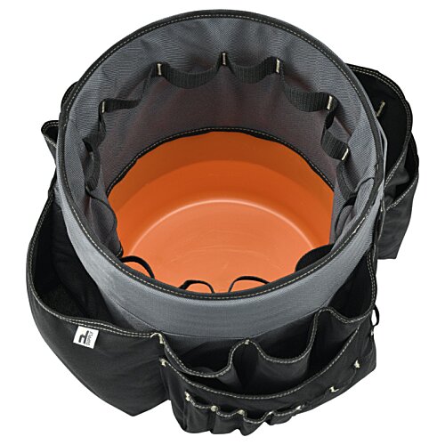 Additional Image 3 - a black and orange object with a black strap