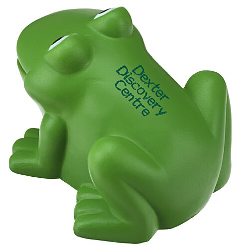 Additional Image 2 - a green frog with blue writing on it