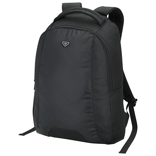 Additional Image 1 - a black backpack with straps
