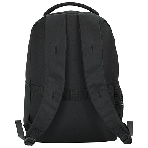 Additional Image 3 - a back of a black backpack