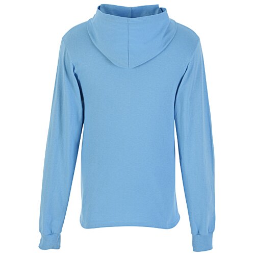 Additional Image 1 - a blue hoodie with a hood