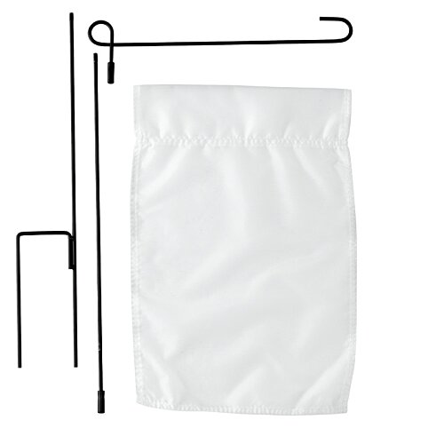 Additional Image 1 - a white flag on a metal pole