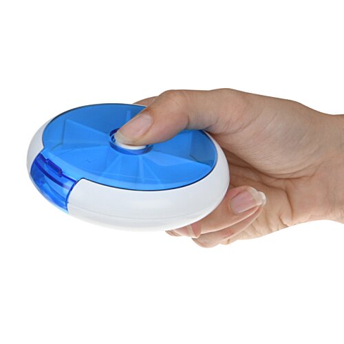 Additional Image 3 - a hand holding a blue and white object