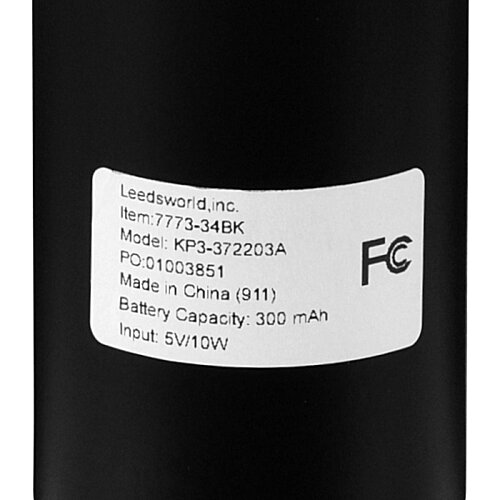Additional Image 5 - a black container with a white label