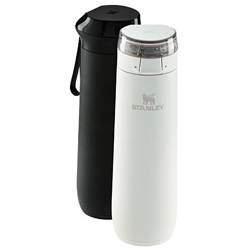 Additional Image 4 - a white and black water bottle