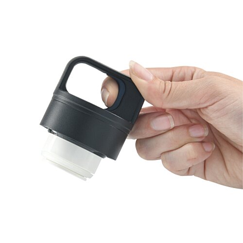 Additional Image 5 - a hand holding a black and white cup