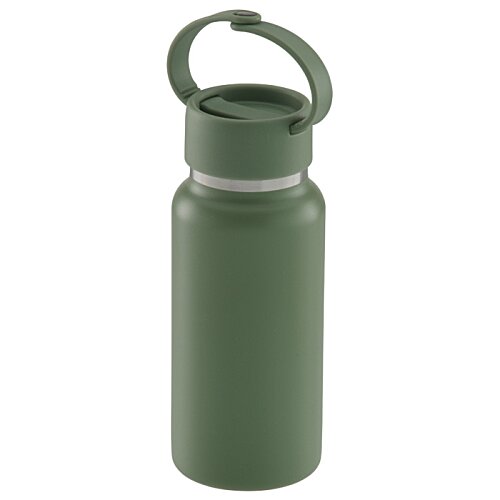 Additional Image 1 - a green water bottle with a ring