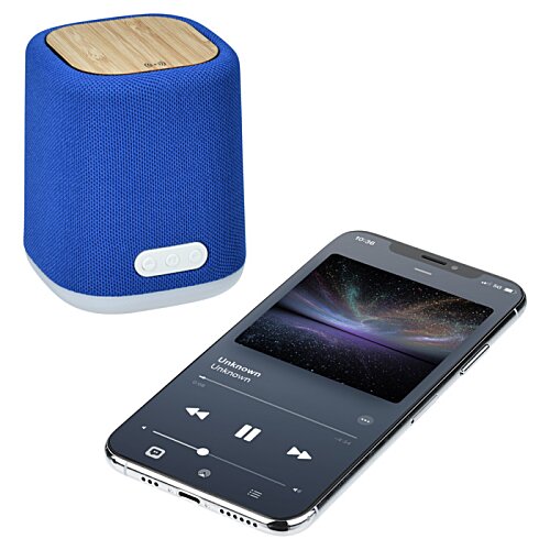 Additional Image 6 - a blue speaker and a cellphone
