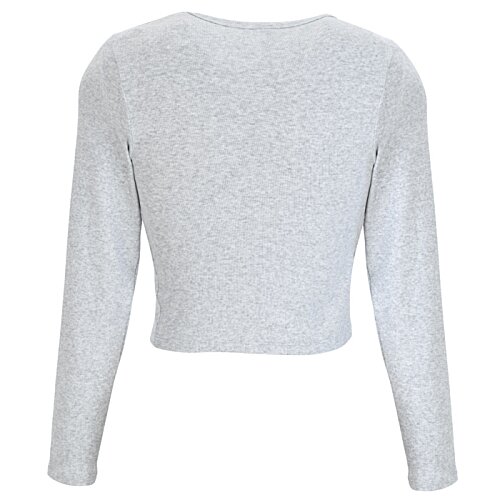 Additional Image 1 - a white long sleeved shirt
