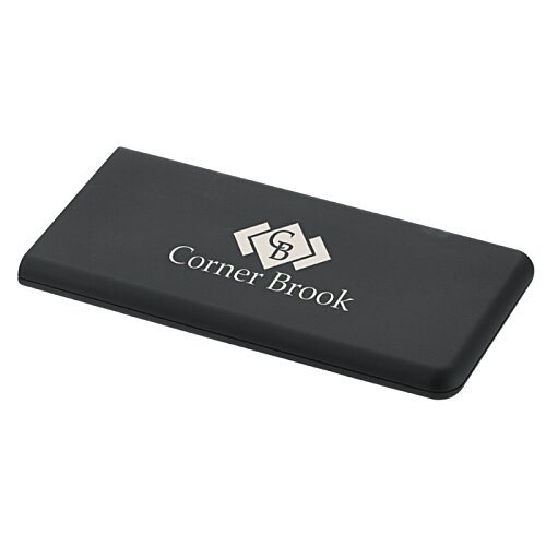 Additional Image 1 - a black rectangular object with a logo
