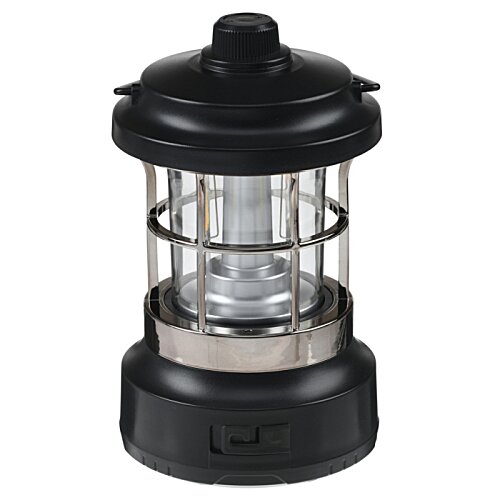 Additional Image 3 - a black lantern with a black cap