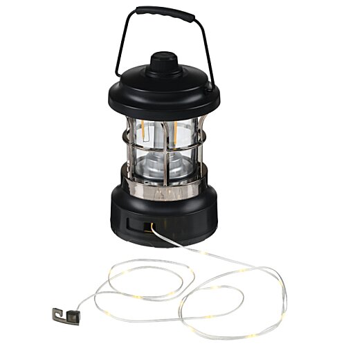 Additional Image 4 - a black lantern with a black handle