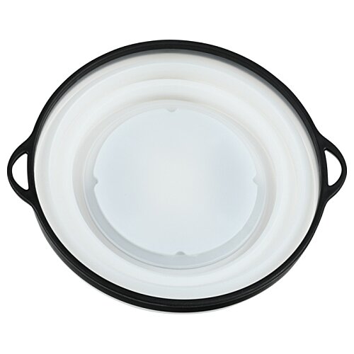 Additional Image 7 - a white plate with black handles