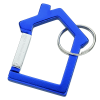 Additional Thumbnail Image 1 - a blue and white keychain shaped like a house