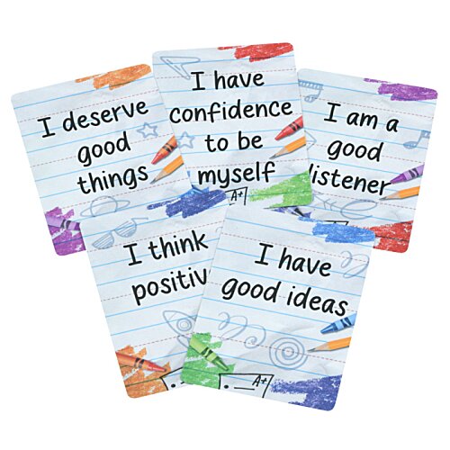 Additional Image 2 - a group of cards with writing on them