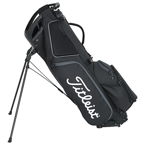 Additional Image 5 - a black golf bag with white text