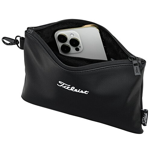 Additional Image 1 - a black pouch with a white object inside