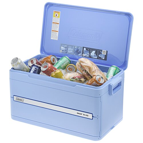 Additional Image 5 - a blue cooler with food inside