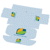 Additional Thumbnail Image 2 - a blue square with green and yellow designs