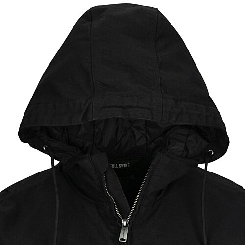 Additional Image 1 - a black jacket with a hood
