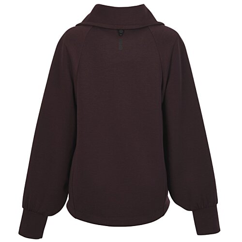 Additional Image 1 - a black sweater with a long sleeve