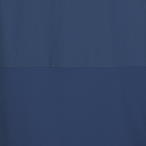 Additional Image 2 - a blue curtain with a white stripe