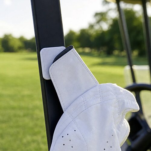 Additional Image 6 - a white hat on a black pole