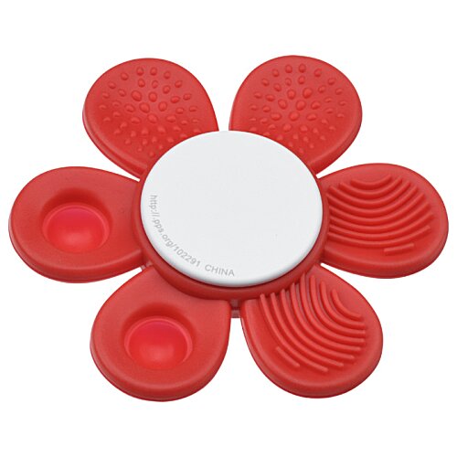 Additional Image 1 - a red and white flower shaped object