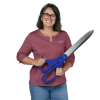 Additional Thumbnail Image 1 - a woman holding a large blue scissors