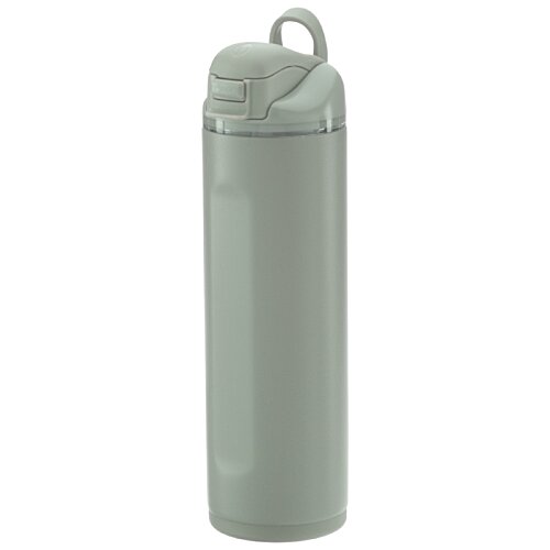 Additional Image 2 - a white water bottle with a white cap