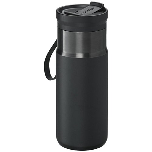 Additional Image 1 - a black bottle with a black cap