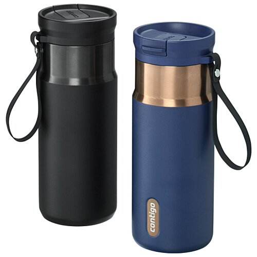Additional Image 3 - two black and blue thermos