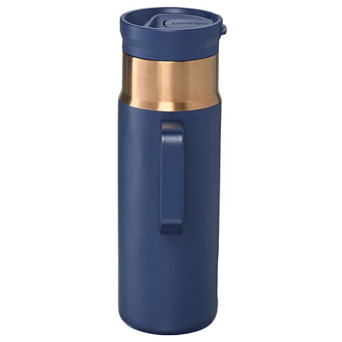Additional Image 2 - a blue and gold thermos