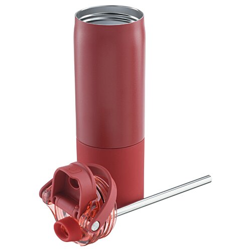 Additional Image 5 - a red cylindrical object with a white handle