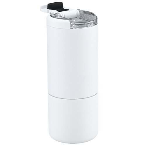 Additional Image 3 - a white cylindrical container with a black lid