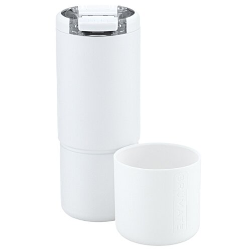 Additional Image 5 - a white cylindrical container with a silver handle