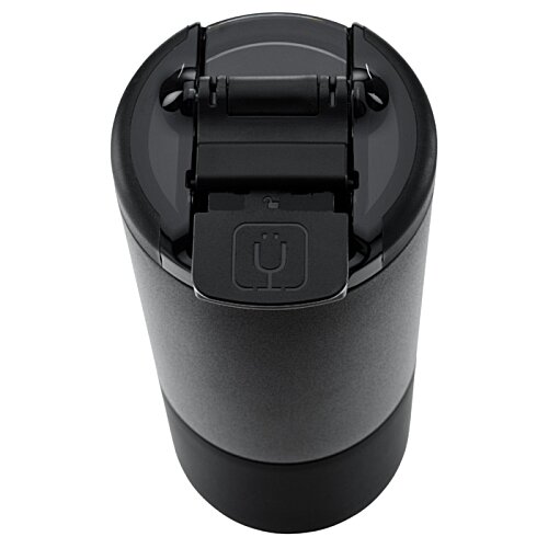 Additional Image 6 - a black cylindrical object with a black lid