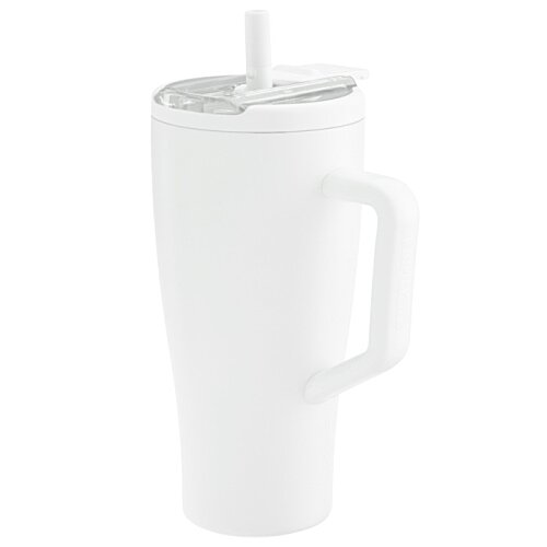 Additional Image 2 - a white mug with a straw