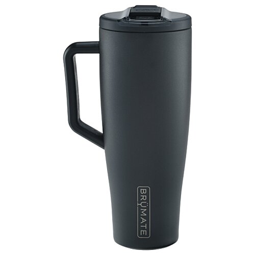 Additional Image 1 - a black coffee mug with a handle