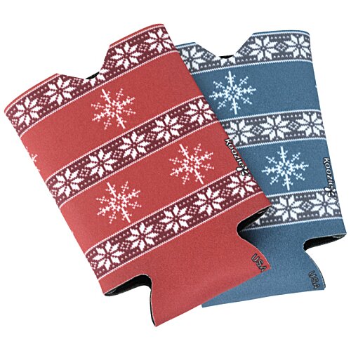 Additional Image 2 - a red and blue can coolers