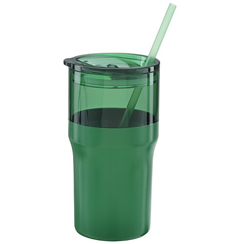 Additional Image 1 - a green cup with a straw