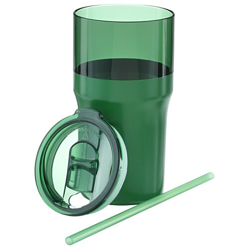 Additional Image 3 - a green cup with a straw