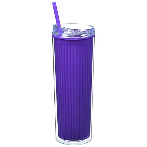 Additional Image 2 - a purple cup with a straw