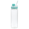 Additional Thumbnail Image 1 - a clear plastic water bottle with a straw