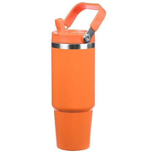 Additional Image 2 - an orange and silver thermos