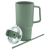 Additional Thumbnail Image 2 - a green mug with a straw and a lid